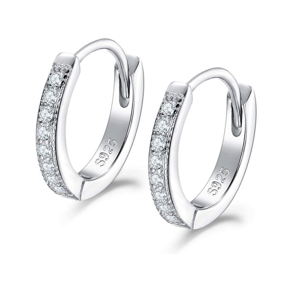 925 silver hoop earrings for women