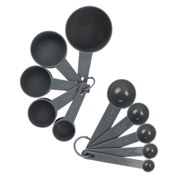 Plastmätkoppar Mätssked Set 10st Set Bakvikt