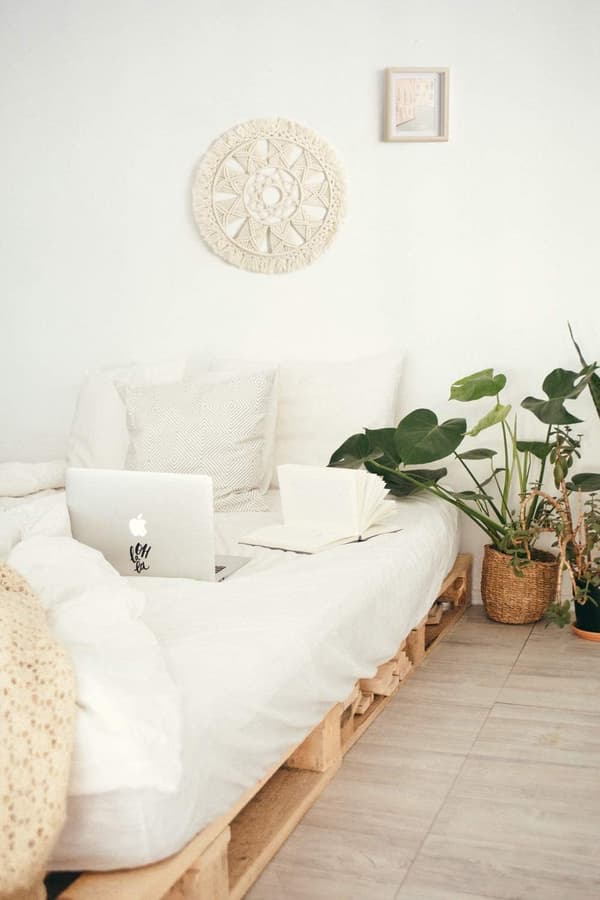 Makramee seinävaate kudottu seinävaate seinäkranssi boho chic ho