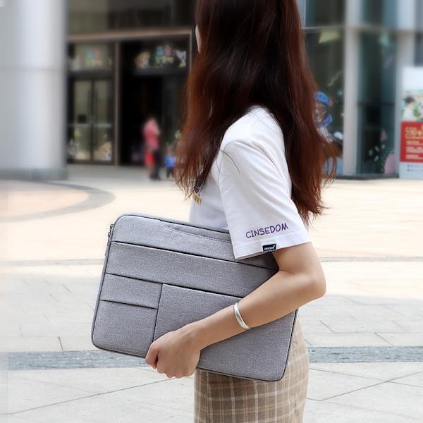 Business-kannettavan tietokoneen laukku miehille ja naisille 14-15,6 tuumaa Black 14.1-15.4 inch