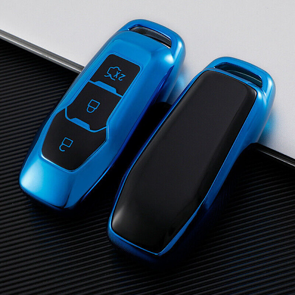Til Ford Edge Taurus Explorer Mustang Mondeo Soft TPU Nøgle Fob Ca