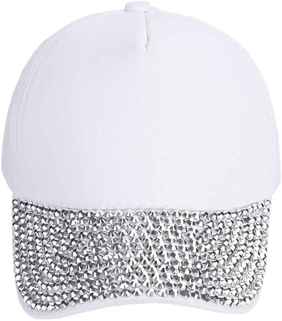 Fars Rhinestone Studded Baseball Cap Trucker Hat Justerbar Str
