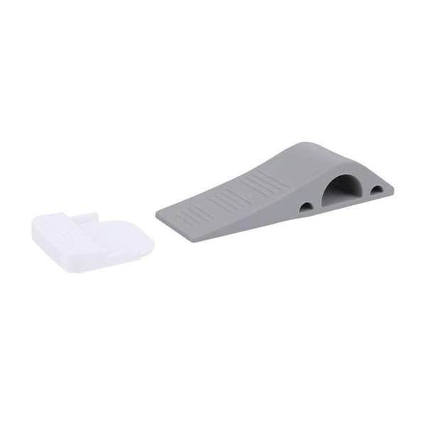 Dørstoppere, 2 gummisikkerhedskiler til dørbunde på tæppe