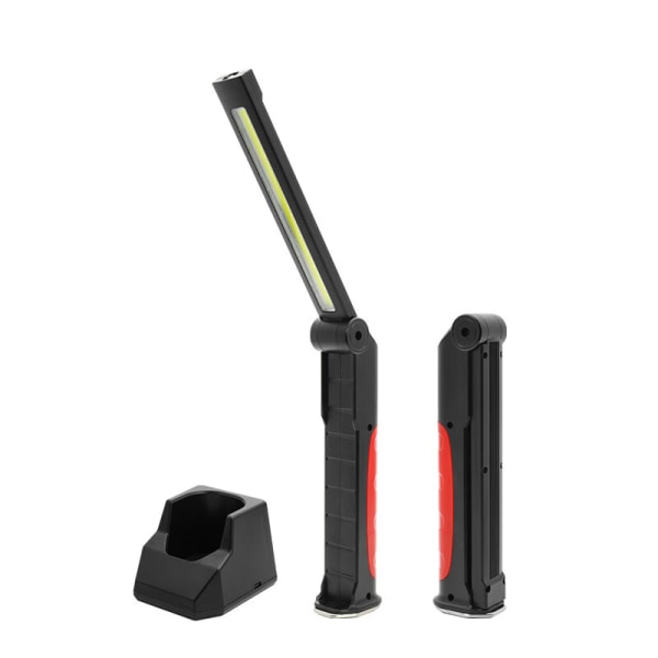 1 ställbar, uppladdningsbar LED-arbetslampa med magnetfot