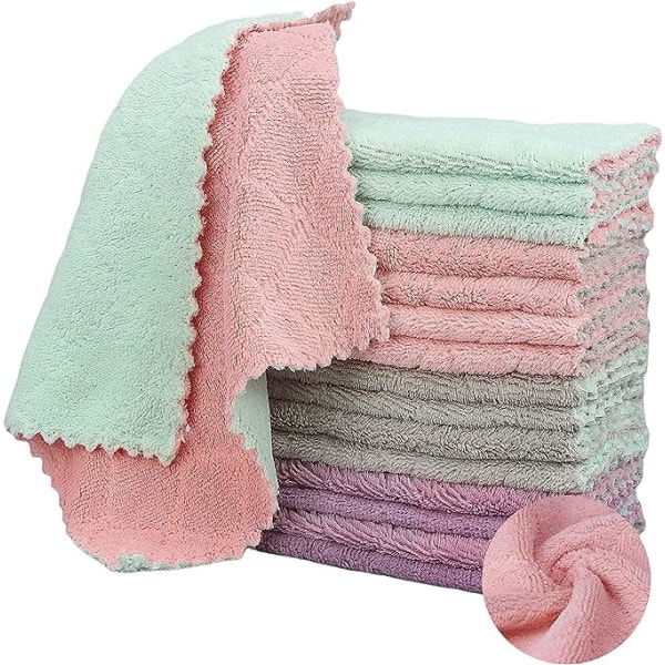 Kitchen Dishcloths - Microfiber Cleaning Cloth - Premium Quality