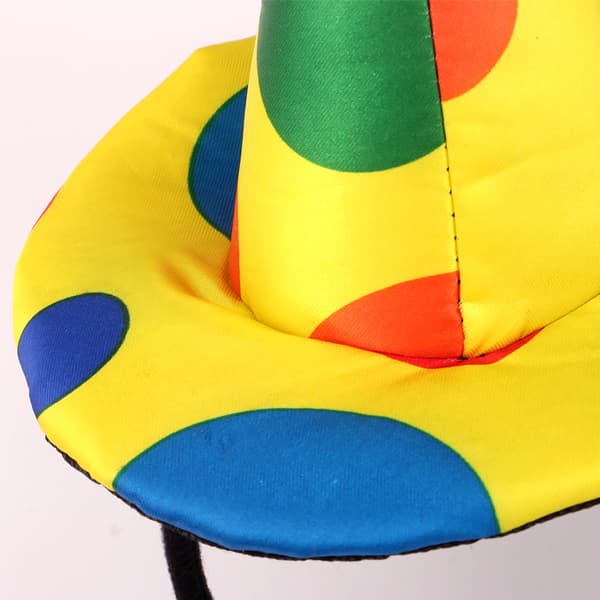 Klovnehodeband show hodeplagg, 4 stk klovnehodeband hatt