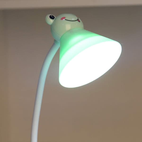 Bordlampe til soveværelse, mini LED-lys til børn, sammenklappelig