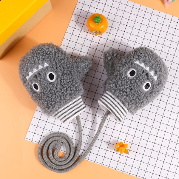 Barn Skidhandskar, Dinosaurie Snöhandskar för Pojkar och Flickor, Baby W