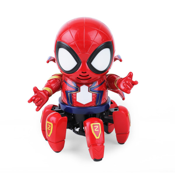 Spider robot - fargerikt lys, musikk, dynamisk dans - egnet f
