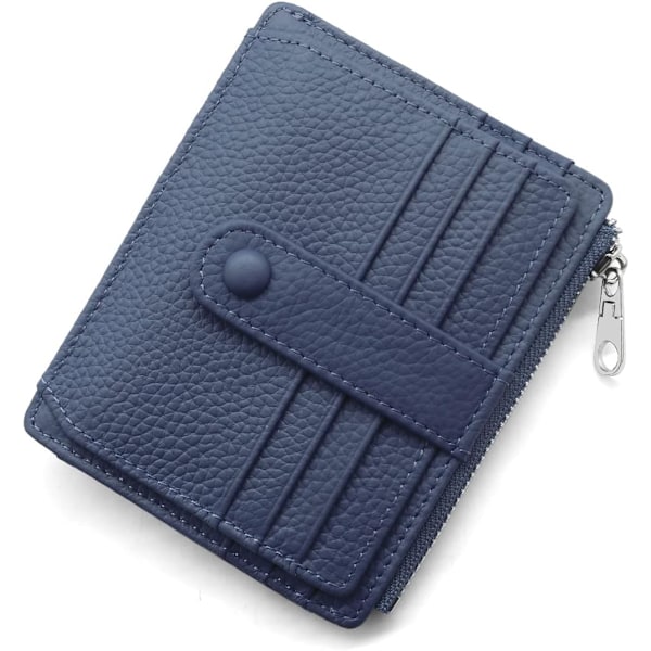 Kreditkortshållare i äkta läder Herr Kvinnor RFID-blockerande läder