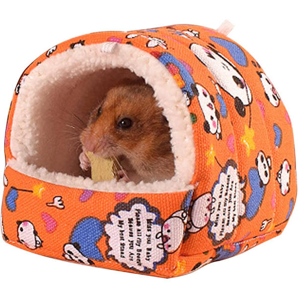 Mini Hamster Bed Hideout Protection Hängmatta Liten Husdjurssäng Gerbil