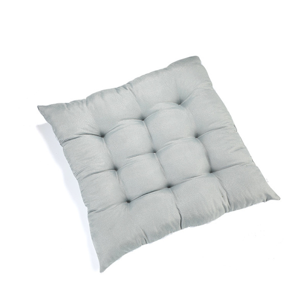 Sæt med 4 sædehynder 40x40x3cm med fastspændingsremme