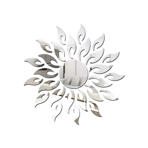 3D-auringonkukka seinätarrat itseliimautuvat, 2 kpl DIY auringonkukka
