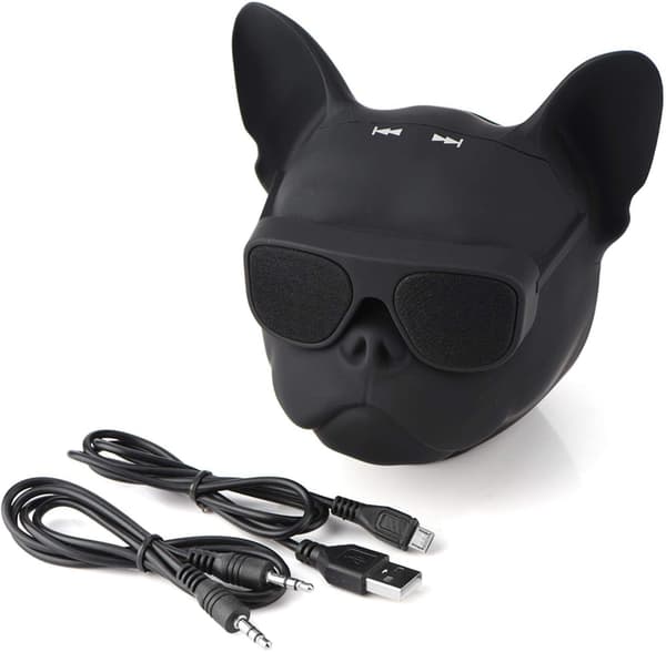Bærbar Bluetooth-høyttaler, Hundeformet bærbar stereomusikkavspilling