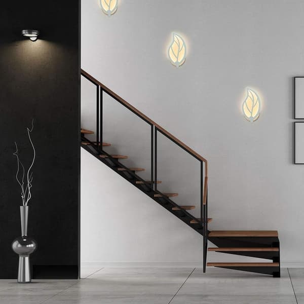 Vardagsrum Sovrum LED Blad Vägglampa - Varm Ljus