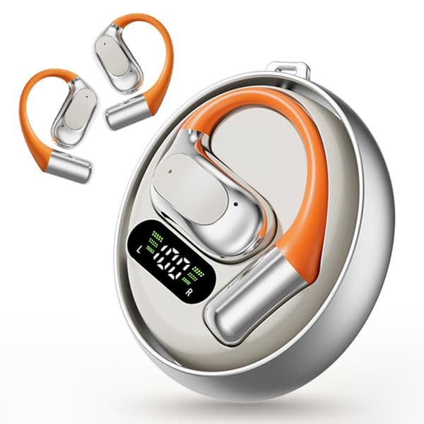 AI-oversettelsesørepropper i sanntid, 3-i-1-oversetter med APP, Bluetooth-ørepropper for 144 språk, trådløse hodetelefoner for iOS Android Reise Virksomhet Silver