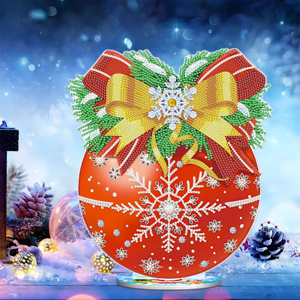 5D Diamantmaleri DIY Julebord Pynt Dekorativ Pa