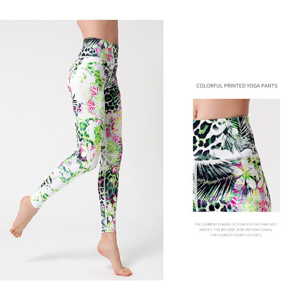 Dam High Waist Skinny Stretch Sport Yoga Fitness Byxor-HK276 XL