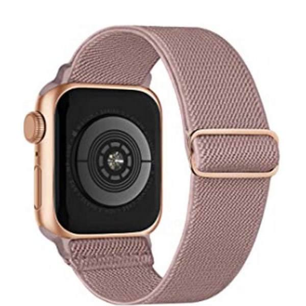 Strækbare nylon elastikbånd kompatibel med Apple Watch 38mm 40