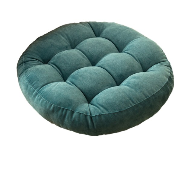 Paksun samettikangas pyöreä tatami-tyyny （45*45cm） Blue