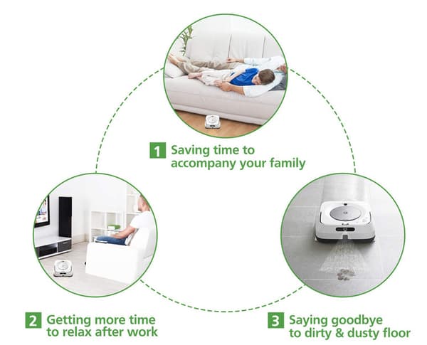8 stk. til irobot Braava jet M6 Sweeper moppehoved