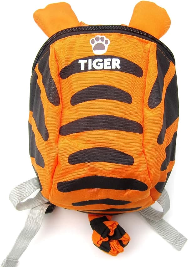 Ryggsäckssele med koppelset (orange)