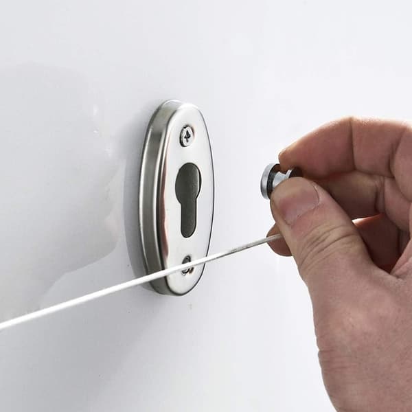 Retractable Clothesline - Removable Clothesline Wall Mount for I
