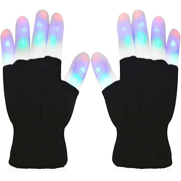 LED-lysende handsker/farverige, LED Rave-belysning blinkende/multi Co