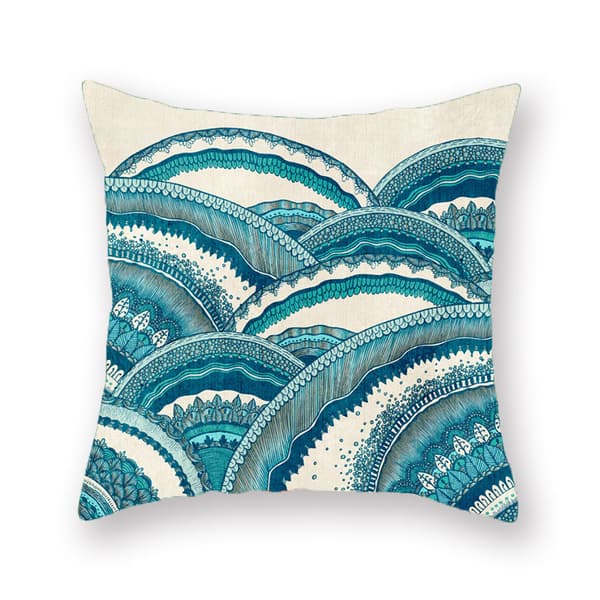 4 st Hemtextil Dekoration Tillbehör Bläckmålning Tryck Piller