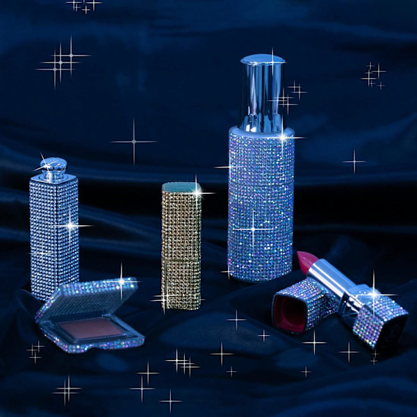 Størrelse 10 Selvhæftende Krystal Rhinestone Diamant Bånd Mærkat,