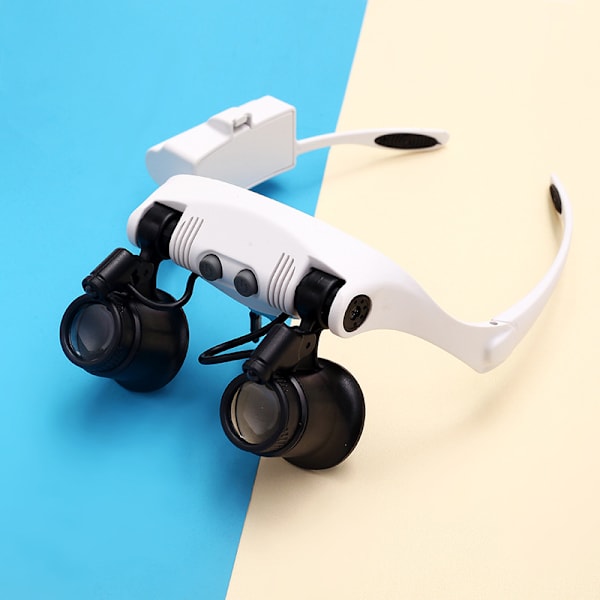 Pannallinen suurennuslasi LED-valolla, Hands Free -suurennuslasi