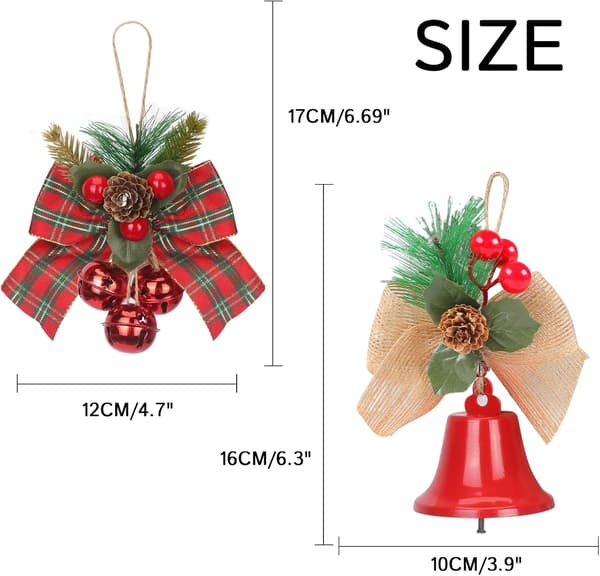 Julgransdekorationer Hängande Prydnader, 2-pack Julgransprydnader