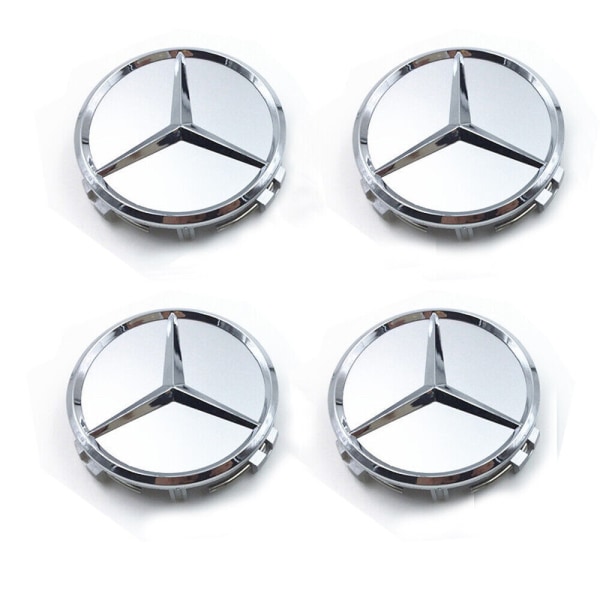 4PCS/1SET 75mm Wheel Center Hub Caps Cover Logo Badge Emblem For