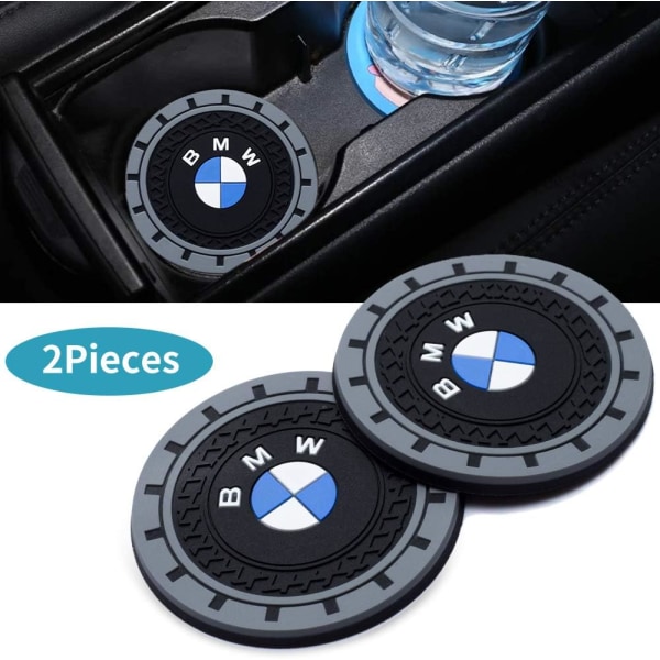 Car coaster with logo cup holder, silicone non-slip car coaster