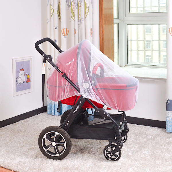 3 stk. Hvit Myggnetting for Baby til Barnevogn, Baby Carrier og Basseng