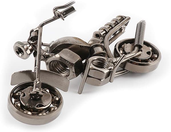 Motorcykelmodell, Iron Motorcycle Model, Creative Retro Iron Mot