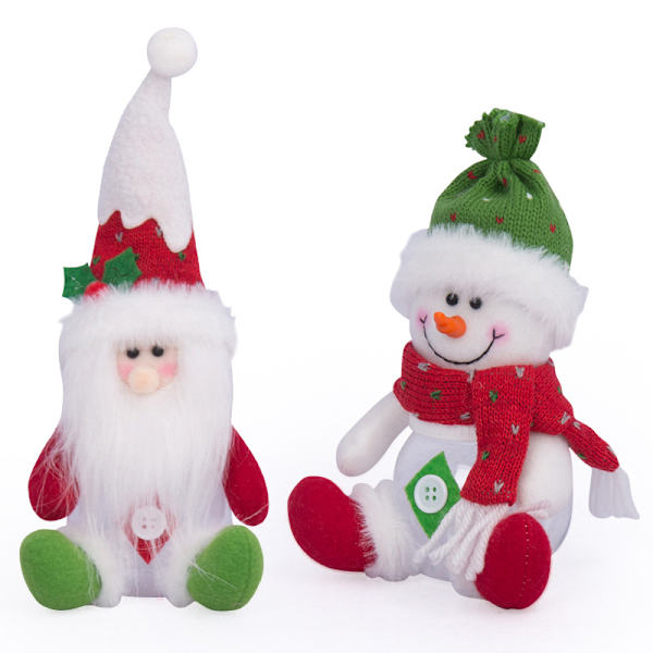 Jul Nya Julgodisaskar Santa Claus Snögubbe Liten Ca