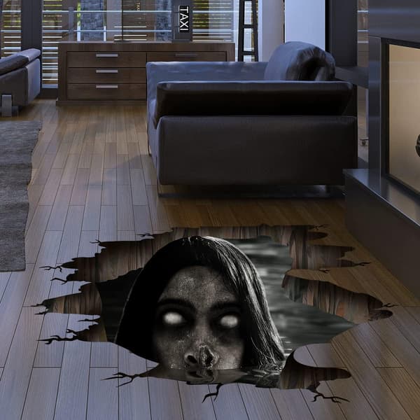 3D Halloween-seinätarrat, Halloween-haamutarrat