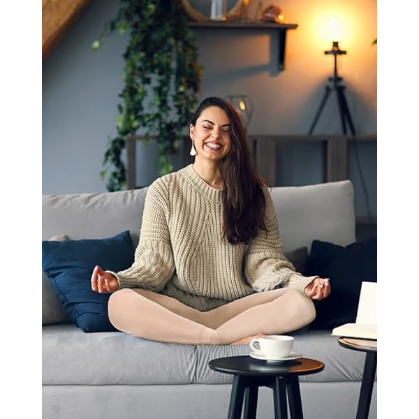 Kvinders Vinter Varme Fleece Foret Leggings - Tyk Fløjl Termisk