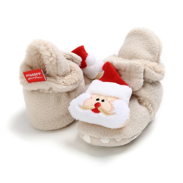 Baby Booties Mjuka Fleece Booties Mjuka Babyskor med halkfria S