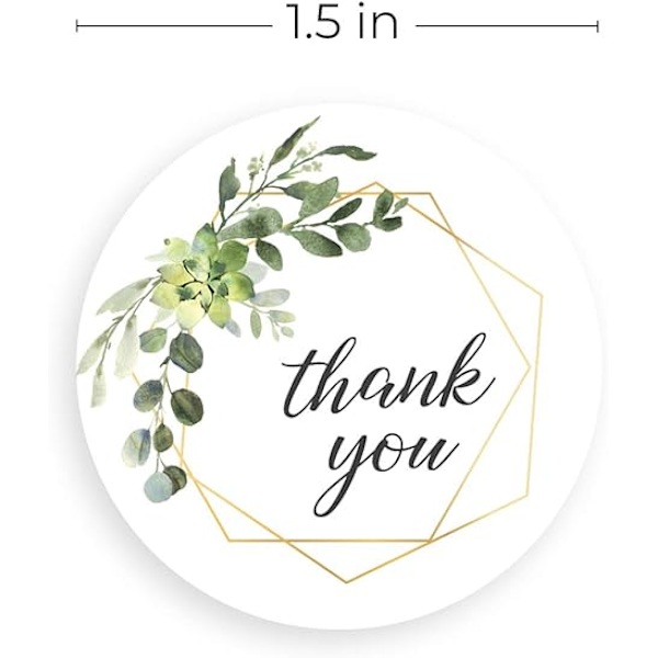 Greenery Frames Tack Stickers / Tack Designs / 500 Boh