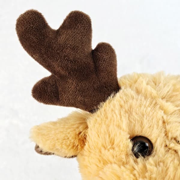 Fylld älgplyschleksak, julälgplyschdocka (20 cm)