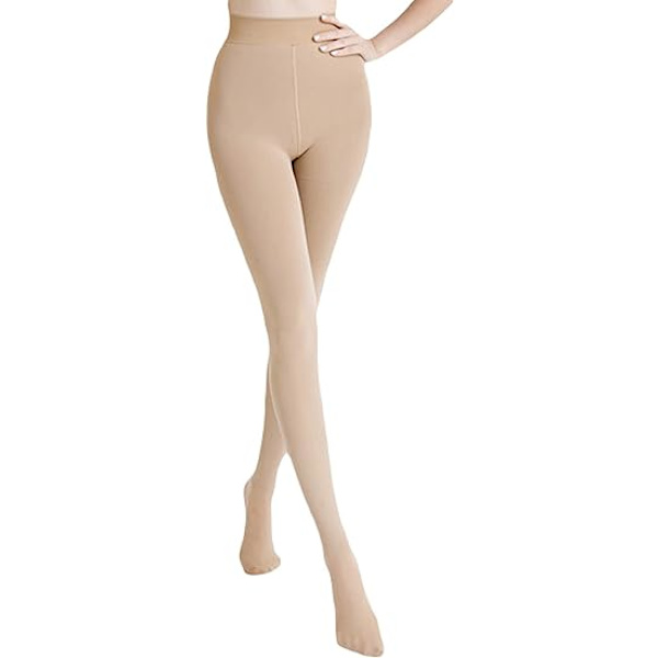 Kvinners Vinter Varme Stretchy Termiske Leggings Fleece Fôret Tett