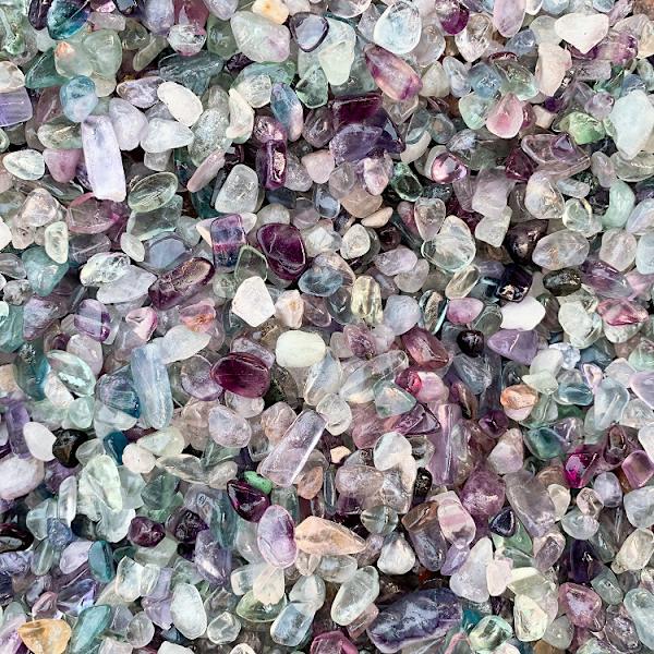 Fluorite knuste chips sten krystal knust kvarts stykker irreg