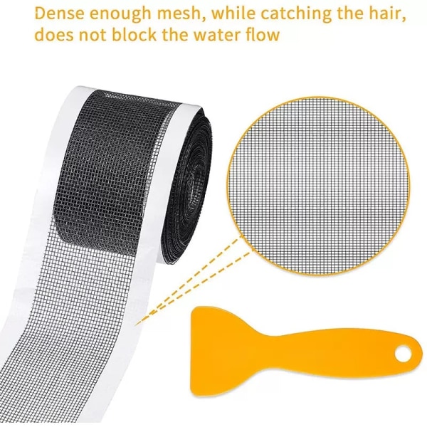 1PCS Avloppsfilter Set-Engångshårssamlare-En Rulle Rektangu