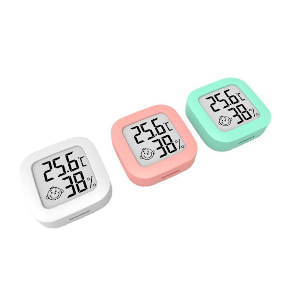 (3 stycken) Mini inomhus termometer hygrometer, digital termo hy