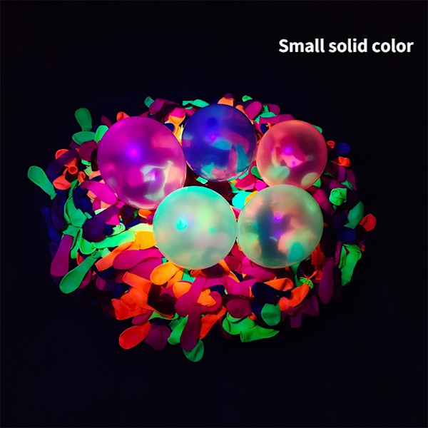 200 st lysande ballonger 10 tum 1,5 g lysande neonfärg