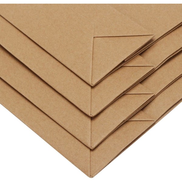 Kraftposer med håndtak, 30 stk 5,9\" x 2,3\" x 7,8\" Små Bulk Pap