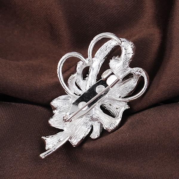 Muotikorut Rhinestone-merkki Naisten rintaneula Kristallit Rintaneula Fl