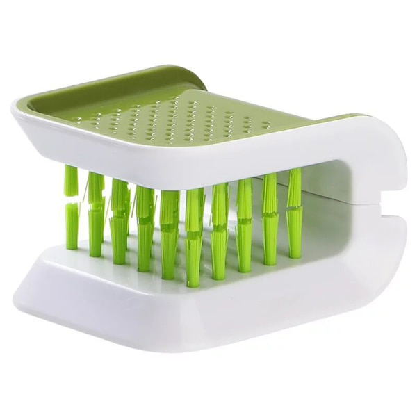 2 st BladeBrush - Kniv- och bestickborste - Grön